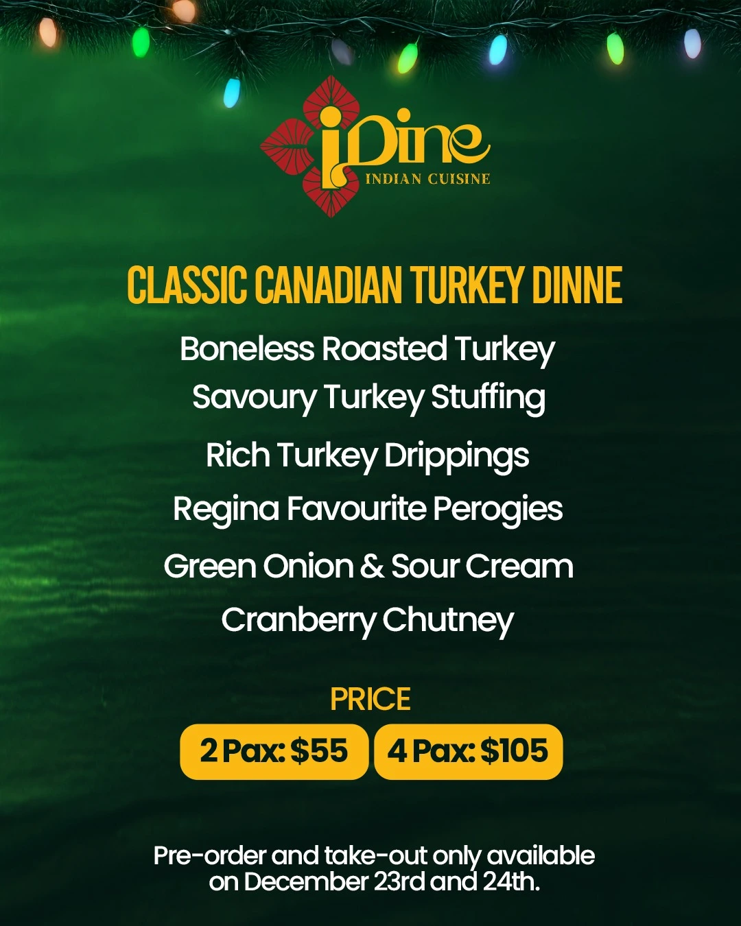 Canadian Turkey Dinner